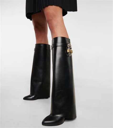 givenchy leather work boots